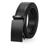 JasGood Ceinture en cuir pour homme - Avec boucle automatique - 3,5 cm de large