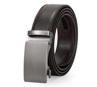 JasGood Ceinture en cuir pour homme - Avec boucle automatique - 3,5 cm de large
