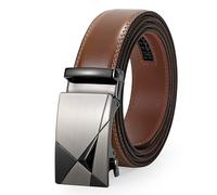 JasGood Ceinture en cuir pour homme - Avec boucle automatique - 3,5 cm de large