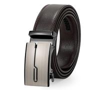 JasGood Ceinture en cuir pour homme - Avec boucle automatique - 3,5 cm de large