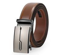 JasGood Ceinture en cuir pour homme - Avec boucle automatique - 3,5 cm de large