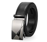 JasGood Ceinture en cuir pour homme - Avec boucle automatique - 3,5 cm de large