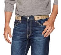 JASGOOD Ceinture Sans Boucle Elastique Femme Homme - Ceinture Invisible Réglable pour Jeans, Pantalon, Robe - Dégagement Rapide Confortable,Jaune,60CM