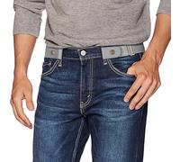 JASGOOD Ceinture Sans Boucle Elastique Femme Homme - Ceinture Invisible Réglable pour Jeans, Pantalon, Robe - Dégagement Rapide Confortable,Gris,60CM