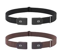 JasGood Ceinture sans boucle pour homme - Ceinture élastique invisible extensible et réglable - Sans boucle - Largeur 3,51 cm - Pour pantalon en jean, Für Hosengröße Size 100-155cm