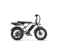 JASION RetroVolt Vélo Électrique - 500W Batterie 48V12.5Ah Pneus 20 Pouces Freins à Disque - Gris