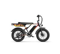 JASION RetroVolt Vélo Électrique - 500W Batterie 48V12.5Ah Pneus 20 Pouces Freins à Disque - Noir