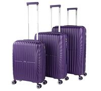 JASLEN - Set De Bagages Léger Et Résistant avec Roues Pivotantes 360 Cadenas à Combinaison Inclus Set De Valises Rigides polypropylène Ensemble Valise., Violet