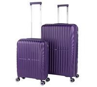 JASLEN - Set De Bagages Léger Et Résistant avec Roues Pivotantes 360 Cadenas à Combinaison Inclus Set De Valises Rigides polypropylène Ensemble Valise., Violet