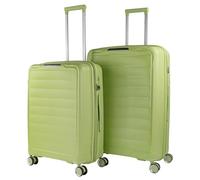 JASLEN - Set De Bagages Léger Et Résistant avec Roues Pivotantes 360 Inclus Set De Valises Rigides Polipropileno Ensemble Valise., Vert