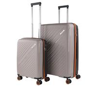 JASLEN - Set De Bagages Léger Et Résistant avec Roues Pivotantes 360 Inclus Set De Valises Rigides Polipropileno Ensemble Valise., Taupe