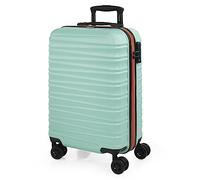 JASLEN - Valise Cabine 55x35x20 Rigide Légère à Roulette 4 Roues Pivotantes avec Cadenas à Combinaison TSA Bagage Cabine Idéal pour Voyager en Avion Petite Valise Compacte Compatible avec Ry, Menthe