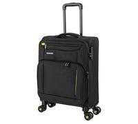 JASLEN - Valise Cabine Avion - Bagages Cabine Résistant - Petite Valise Semi Rigide - Bagage Cabine 4 roulettes - Valise Ultra Légère Cadenas à Combinaison - Bagage Cabine en Matériau EVA, Noir