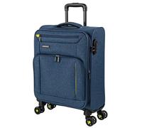 JASLEN - Valise Cabine Avion - Bagages Cabine Résistant - Petite Valise Semi Rigide - Bagage Cabine 4 roulettes - Valise Ultra Légère Cadenas à Combinaison - Bagage Cabine en Matériau EVA, Bleu