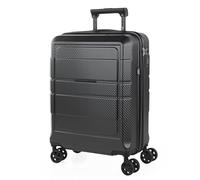 JASLEN - Valise Cabine 55x40x20 Rigide Légère à Roulette 4 Roues Pivotantes avec Cadenas à Combinaison Bagage Cabine Idéal pour Voyager en Avion Petite Valise Compacte Compatible avec Ryanair, Noir