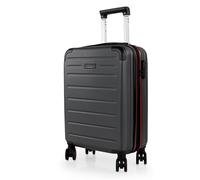 JASLEN - Valise Cabine 55x40x20 Rigide Légère à Roulette 4 Roues Pivotantes avec Cadenas à Combinaison Extensible. Bagage Cabine Idéal pour Voyager en Avion Petite Valise Compacte Compatible ave, Noir