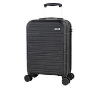 JASLEN - Valise Cabine 55x40x20 Rigide Légère à Roulette 4 Roues Pivotantes avec Cadenas à Combinaison Bagage Cabine Idéal pour Voyager en Avion Petite Valise Compacte Compatible avec Ryanair, Noir