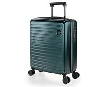 JASLEN - Valise Cabine 55x40x20 Rigide Légère à Roulette 4 Roues Pivotantes avec Cadenas à Combinaison TSA Extensible. Bagage Cabine Idéal pour Voyager en Avion Petite Valise Compacte, Vert