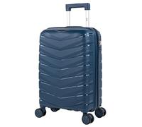 JASLEN - Valise Cabine 55x40x20, Valise Cabine, Valise À roulettes, Valise Roulette, Valise Rigide, Résistant, Légère, Bleu Jeans
