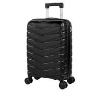 JASLEN - Valise Cabine 55x40x20, Valise Cabine, Valise À roulettes, Valise Roulette, Valise Rigide, Résistant, Légère, Noir