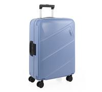 JASLEN - Valise Moyenne Soute Avion Rigide 4 Roulettes - Voyage Résistante en Polypropylène - Ultra Légère avec Verrouillage TSA/Cadenas à Combinaison, Bleu