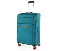 JASLEN - Valise Souple à Roulettes Tissu 4 Roues XXL Grand Volume Turquoise