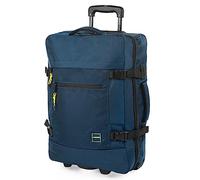 JASLEN - Valise Souple À roulettes, Valise Tissus A Roulette et Valise Roulette Pratique pour Bagages Cabine et Valise Voyage, idéale pour Tous Vos déplacements, Compatible Ryanair, Bleu Marine