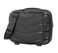 JASLEN - Vanity Case Rigide - Trousse de Toilette Femme Voyage - Trousse de Toilette Grande Capacité Légère et Résistante, Noir