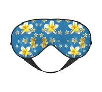 Jasmine Masque de sommeil confortable pour les yeux pour dormir, masque de sommeil bloquant la lumière avec sangle réglable