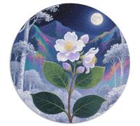 Jasmine, Puzzle Rond 1000 Pièces Agrémenté De, Parfait pour Un Dimanche Pluvieux À La Maison 1000pcs (67.5x67.5cm)