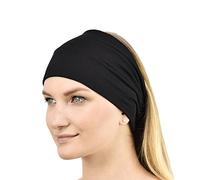 Jasmine Silk Bandeau en bambou Unisexe - Noir - taille unique