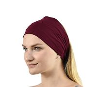 Jasmine Silk Bandeau en bambou Unisexe - Rouge - taille unique