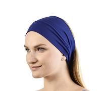 Jasmine Silk Bandeau en soie unisexe - Bleu - taille unique