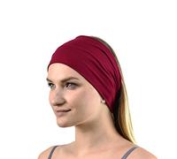 Jasmine Silk Bandeau en soie unisexe - Rouge - taille unique