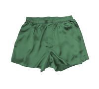 Jasmine Silk Boxer classique en soie pour homme, vert émeraude (UK, Alpha, L, Regular, Regular), Vert, Large