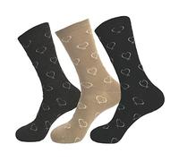 Jasmine Silk Lot de 3 paires de chaussettes thermiques en bambou pour femme 35-40 - - Taille Unique