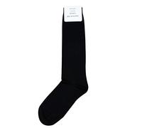 Jasmine Silk pour homme Luxe 100% soie Long Chaussettes Chaussettes de soirée Chaussettes thermiques Noir