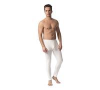 Jasmine Silk Soie Hommes Sous-pantalon Caleon Long thermique Long Johns Ivoire-Large