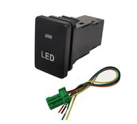 JASMKLX 1 Pc Interrupteur for clé Voiture Orange LED antibrouillard Coffre siège Miroir Chauffage Ventilateur Interrupteur Bouton Poussoir adapté for Suzuki Jimny 2019 2020 2021(LED)