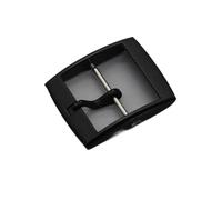 JASMKLX Boucles en Plastique for Fermoir Swatch, 16mm, 19mm, 20mm, coloré, Boucle ardillon, Accessoires de Montres for Femmes et Hommes, Bracelet en Silicone(Schwarz,19mm)