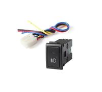 JASMKLX Feu de Jour for Alimentation par Batterie, lumière LED for Voiture, feu antibrouillard Avant Automatique, Interrupteur for Bouton-Poussoir for Fil, adapté for Suzuki Jimny