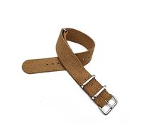 JASMKLX Regardez la bande de montre NATO Strap 22mm Cuir Black Watch Ceinture Montre Bracelet de montre 20 mm Viette rapide Accessoires de montre(Khaki,22mm)
