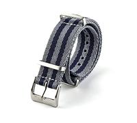 JASMKLX Sangle de montre universelle en toile Fit for SkX007 Seamaster 300 Bond Calibrer Bracelet Bracelet Accessoires 20mm 19mm Zulu NYLON NYLON 007(4,22mm)