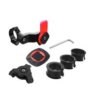 JASMKLX Support de téléphone Portable for Moto, Quad, Verrouillage, résistant for Chocs, for Scooter, vélo, VTT, Accessoires de téléphone(Red Kit D)