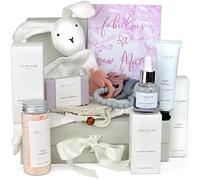 Jasmyn & Greene Panier cadeau pour maman - 9 essentiels de luxe pour bébé douche et nouveau-né. Cadeau pour femme enceinte avec lavande