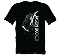 Jason Becker Guitar Kiss Music T-Shirt Men Black Black XL