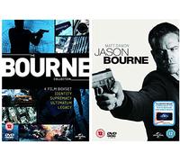 Jason Bourne Movie 1 - 5 Ultimate DVD Collection: Bourne Identity / Bourne Supremacy / Bourne Ultimatum / Bourne Legacy / Jason Bourne + Extras