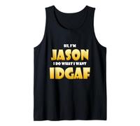 Jason Costume IDGAF Meme Personalized First Name Jason Débardeur