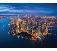 Jason Hawkes Impression sur Toile New York 40 x 50 cm, Polyester, Multicolore, 40 x 50 cm