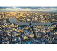 Jason Hawkes PP33910 London Evening Maxi Poster, Bois Dense, Multicolore, 61 x 91,5 cm